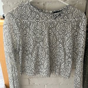 Lace crop top